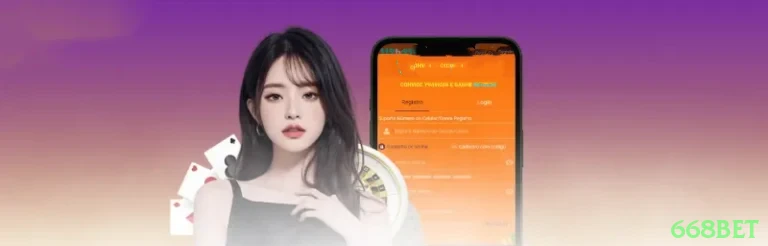 Imagem promocional do cadastro da 668bet